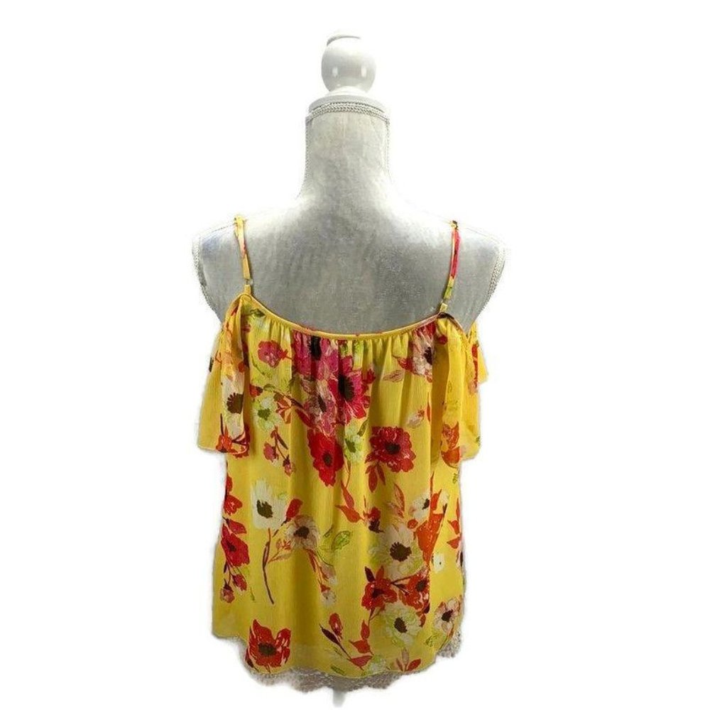 Kut From the Kloth Mixed Media Cold Shoulder Top - Picture 6 of 8
